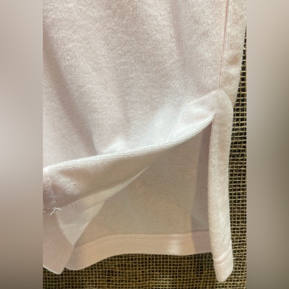 Collette by Miss Elaine Pink Short Sleeve Robe, Sz L, Snap Closure Vintage - Picture 8 of 12